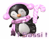 Penguin in Pink BlowUp