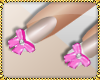 V Nails:Barbie Bows Pink