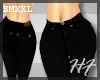 HF. [XXL]BasicJeans(Blk)