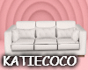 White modern sofa