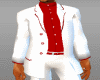 Jacket  white red Male