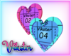 v 2 hearts pic  frames
