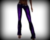 D. Violet Leather Pants