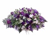 3D Purple Deco Flowers