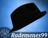 Modern hat black