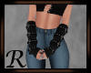 Belted Arm Warmers Black