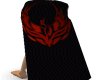 Phoenix Cloak black-red