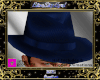 Men's Fedora Hat Blue
