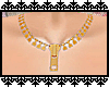 D ~ Zip Necklace GOLD