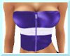 Purple Zippered Corset