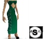 ^S^Dark Green Tightdress