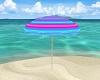 Pink & Blue Beach Umbrella