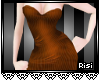 R! Mini Dress - Brown