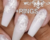 ! Winter Nails + Rings 2