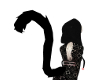 !LKB Black cat tail