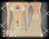 {fm} butterfly gown gold