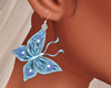 Butterfly Blue Earrings