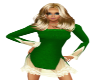 SweaterLove Green Dress