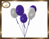 purple&white balloons