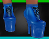 Tara Blue PVC Boots