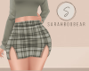 Cream Plaid Skirt | RXL