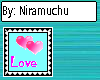 Hearts stamp Niramuchu