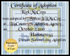 bbmccoy adoption certifi