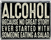 Alcohol sign