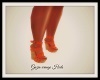 Giza Orange Heels
