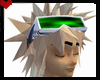 F> Blond Visor Hair