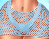 🤍 Blue Crochet Skirt