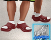 Burgundy Crocs M