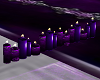 Z Purple Goth Candles