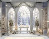 White Christmas Scene Bg
