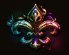 Fleur De Lis - Neon