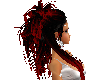red black long hair