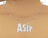 Asir Silver E* Necklace