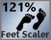 Feet Scaler 121% M A