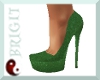{TFB} Green Glam Heels