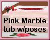 (MR) Pink Marble tub