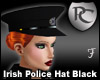 Irish Police Hat Black