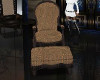 rustic Chair w ottoman
