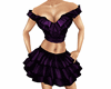 Frilled Sexy Outfit-purp