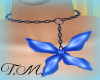 Mff*Flower blu necklace