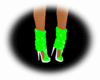 toxic green heels rave