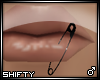 {S} Lip Safety Pin