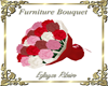 Furniture bouquet rosas