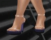Trasparent purple heels