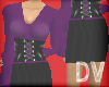 {DV}Purple Corset Outfit