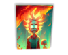 flaming rick poster